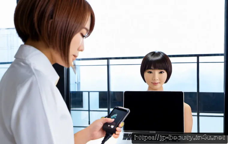 미용사 온라인 강의 개설 방법 - Photorealistic Japanese hairstylist creating an online beauty course at a clean modern salon worksta...